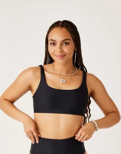 Carve Designs Bikini Tops^Korbyn Compression Top: Black