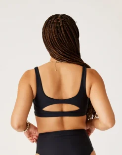 Carve Designs Bikini Tops^Korbyn Compression Top: Black