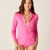 Carve Designs Rashguards & Sun Protection^Lake Sunshirt: Hot Pink