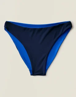 Carve Designs Swim Bottoms^Landry Reversible Bottom: Billie Blue/Navy