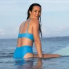 Carve Designs Swim Bottoms^Lani Pocket Compression Bottom: Lagoon