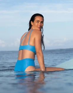 Carve Designs Swim Bottoms^Lani Pocket Compression Bottom: Lagoon