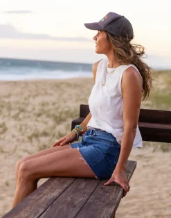 Carve Designs Tanks^Larisa Hemp Tank: Cloud