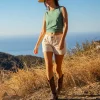 Carve Designs Tanks^Larisa Hemp Tank: Dark Haze