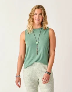 Carve Designs Tanks^Larisa Hemp Tank: Dark Haze