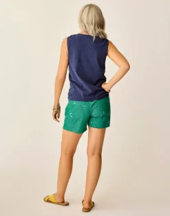 Carve Designs Tanks^Larisa Hemp Tank: Navy