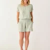 Carve Designs Shorts^Leah Short: Dk. Haze Geo