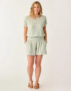 Carve Designs Shorts^Leah Short: Dk. Haze Geo