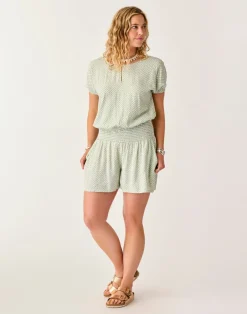 Carve Designs Shorts^Leah Short: Dk. Haze Geo