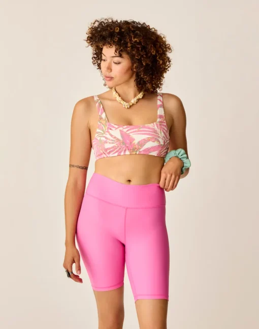 Carve Designs Shorts^Lucie 8" Compression Short: Hot Pink