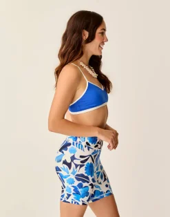 Carve Designs Shorts^Lucie 6" Compression Short: Cloud Mezcal