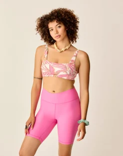 Carve Designs Shorts^Lucie 8" Compression Short: Hot Pink