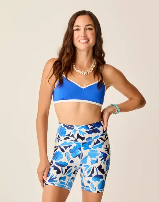 Carve Designs Shorts^Lucie 6" Compression Short: Cloud Mezcal