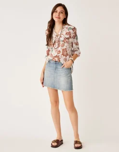 Carve Designs Skirts | Denim^Maui Skirt: Beach Blue