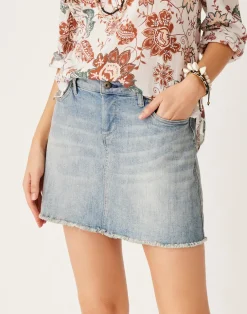 Carve Designs Skirts | Denim^Maui Skirt: Beach Blue