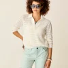 Carve Designs Sweaters & Jackets^Morgan Polo Sweater: Cloud