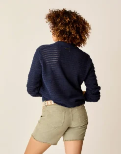 Carve Designs Sweaters & Jackets^Morgan Polo Sweater: Navy