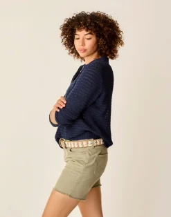 Carve Designs Sweaters & Jackets^Morgan Polo Sweater: Navy