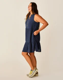 Carve Designs Dresses | Dresses^Nellie Linen Dress: Navy Disco