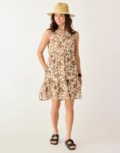 Carve Designs Dresses | Dresses^Nellie Linen Dress: Rum Print