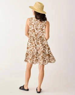 Carve Designs Dresses | Dresses^Nellie Linen Dress: Rum Print
