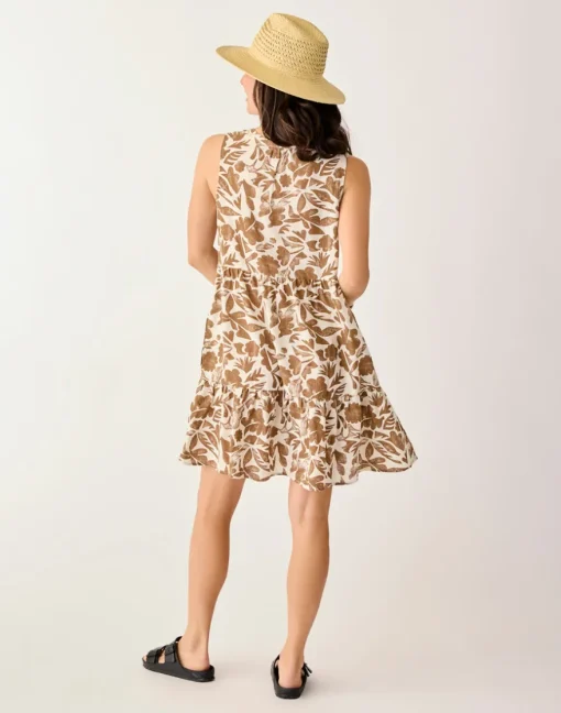 Carve Designs Dresses | Dresses^Nellie Linen Dress: Rum Print