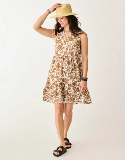 Carve Designs Dresses | Dresses^Nellie Linen Dress: Rum Print