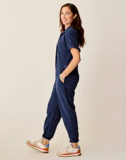 Carve Designs Jumpsuits & Overalls^Nyla Twill Jumpsuit: Navy