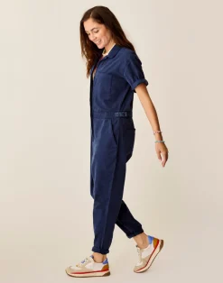 Carve Designs Jumpsuits & Overalls^Nyla Twill Jumpsuit: Navy