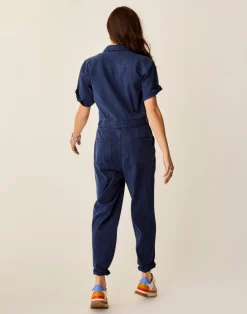 Carve Designs Jumpsuits & Overalls^Nyla Twill Jumpsuit: Navy