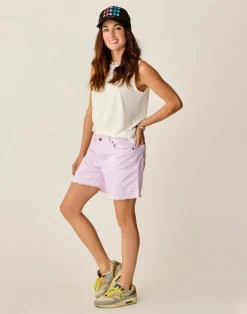 Carve Designs Shorts^Oahu 6" Twill Short: Dawn