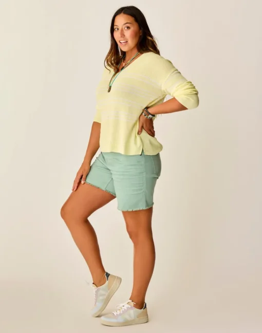 Carve Designs Shorts^Oahu 6" Twill Short: Haze