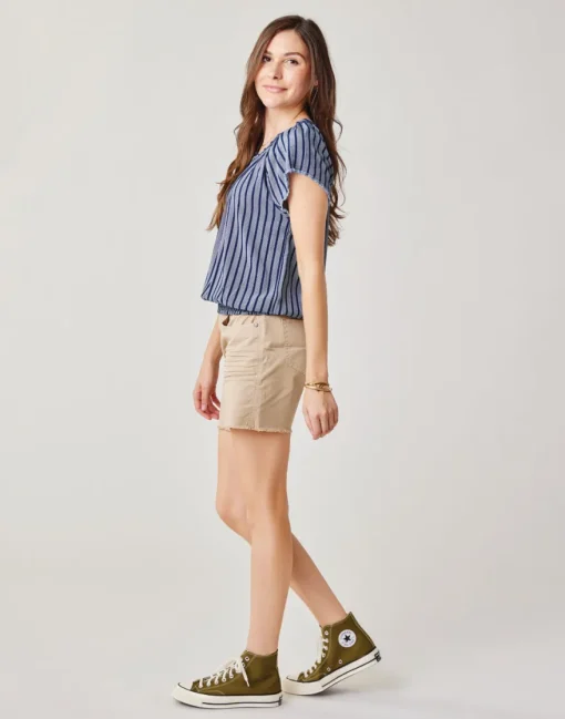 Carve Designs Shorts^Oahu 6" Twill Short: Light Khaki
