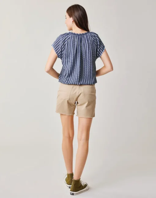 Carve Designs Shorts^Oahu 6" Twill Short: Light Khaki