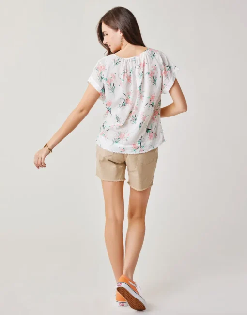 Carve Designs Shorts^Oahu 6" Twill Short: Light Khaki