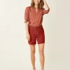 Carve Designs Shorts^Oahu Hi Rise 6" Short: Cabernet