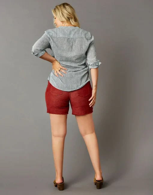 Carve Designs Shorts^Oahu Hi Rise 6" Short: Cabernet