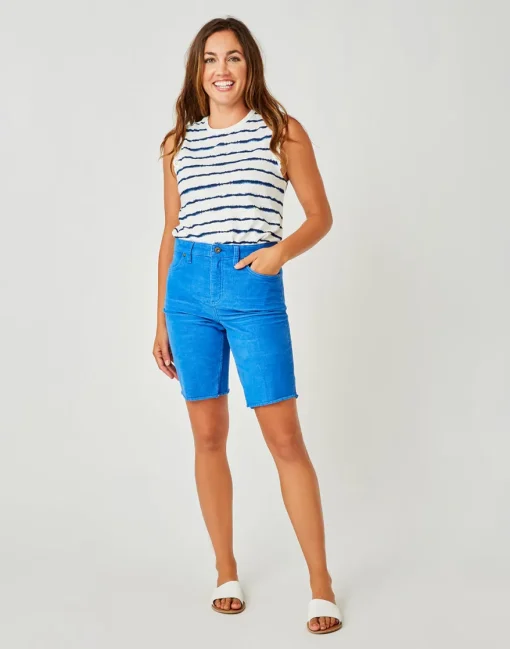 Carve Designs Shorts^Oahu Hi Rise 10" Short: Royal Blue