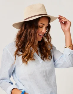 Carve Designs Accessories^Panama Hat: Light Khaki