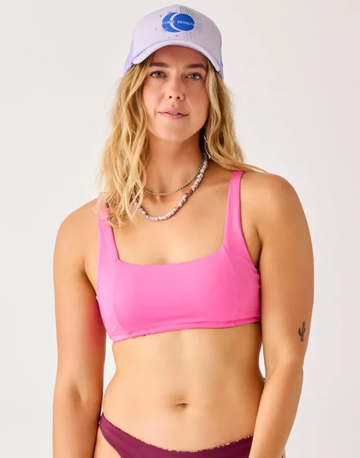 Carve Designs Bikini Tops^Penelope Top: Hot Pink