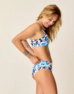 Carve Designs Swim Bottoms^Pipa Compression Bottom: Cloud Mezcal