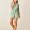 Carve Designs Shorts^Rhett Linen Short: Haze Ikat
