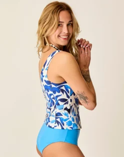 Carve Designs Tankinis^Rio Compression Tankini: Cloud Mezcal