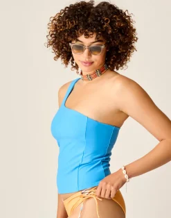 Carve Designs Tankinis^Rio Compression Tankini: Lagoon