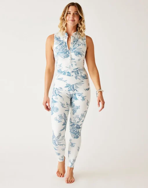Carve Designs Rashguards & Sun Protection^Sadie Sleeveless: Cloud Scenic
