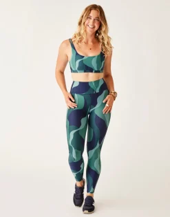 Carve Designs Shorts | Leggings^Saluda Compression Tight: River Stripe