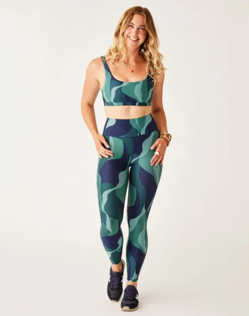 Carve Designs Shorts | Leggings^Saluda Compression Tight: River Stripe