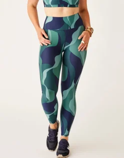 Carve Designs Shorts | Leggings^Saluda Compression Tight: River Stripe
