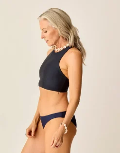 Carve Designs Swim Bottoms^Sanitas 2.0 Compression Bottom: Navy