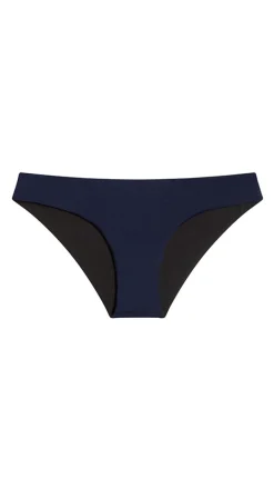 Carve Designs Swim Bottoms^Sanitas Reversible Bottom: Black/Navy